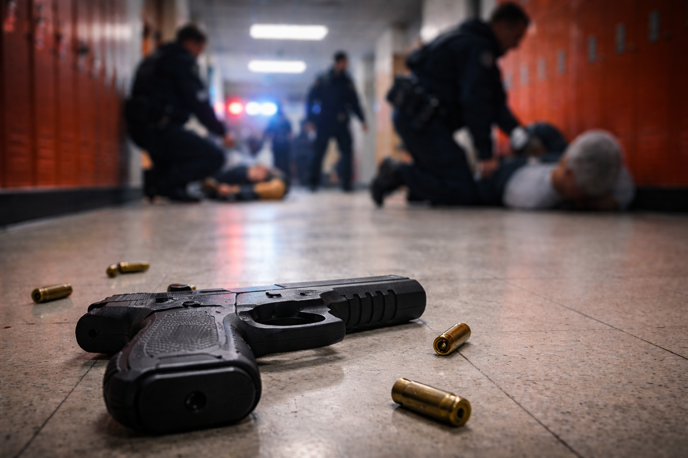 Okula Silahlı Saldırı; 10 Kişi Öldü, 27 Kişi Yaralandı