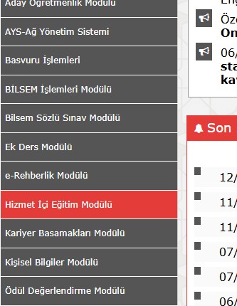 Öğretmenlere Dev Liste! 2026 Kurs, Seminer ve Komisyon Başvuruları Başladı