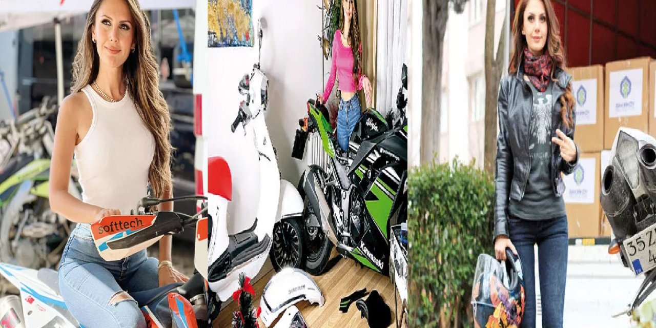 İpek Öğretmenin Motisiklet Tutkusu; Evde Tamir Bile Yapıyor